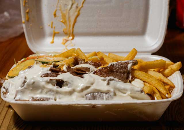 Fries and wrap